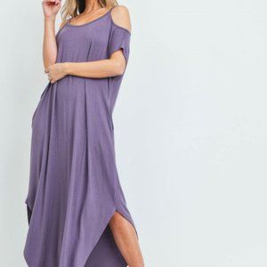Cold Shoulder Maxi